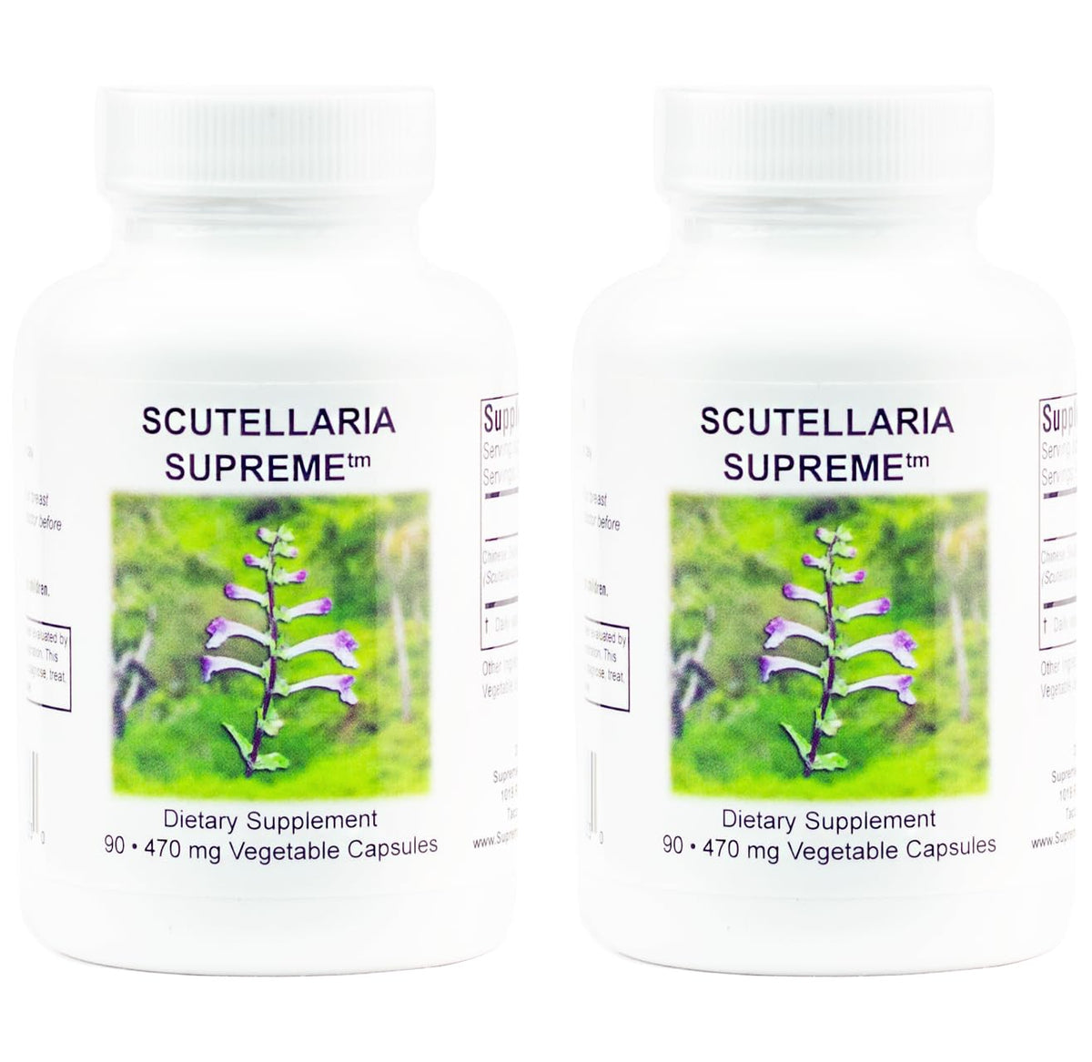 Nutrition Scutellaria 90 capsules végétariennes, vue de face
