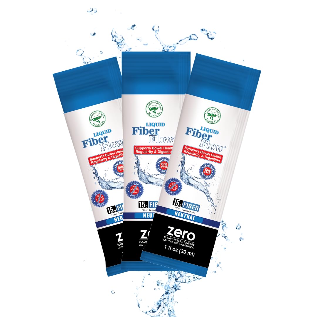 Nutritional Designs Complément Alimentaire Liquide de Fibres 100 sachets vue de face