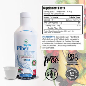 Nutritional Designs Complément Alimentaire Liquide de Fibres en gros plan