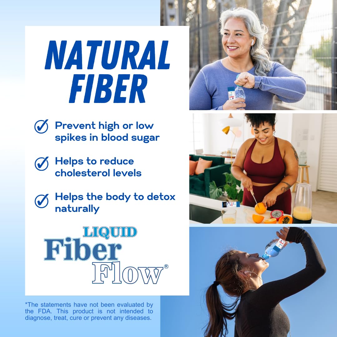 Nutritional Designs Complément Alimentaire Liquide de Fibres en utilisation avec une boisson