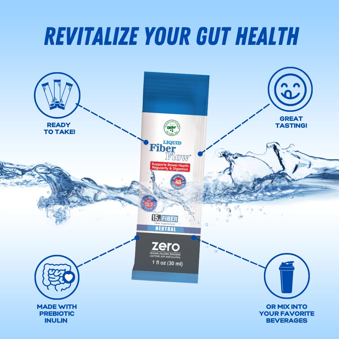 Nutritional Designs Complément Alimentaire Liquide de Fibres sachet individuel