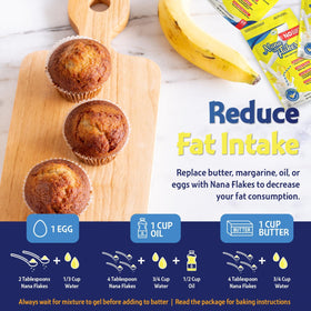 Nutritional Designs Nana Flakes 1837g en utilisation dans un smoothie