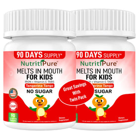 NutritiPure Fer 9mg comprimés orange 180 unités en boîte