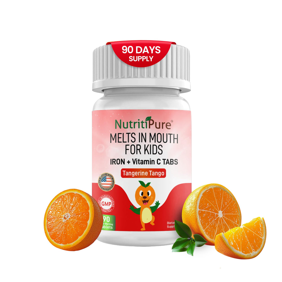 NutritiPure Fer comprimés avec ingrédients naturels