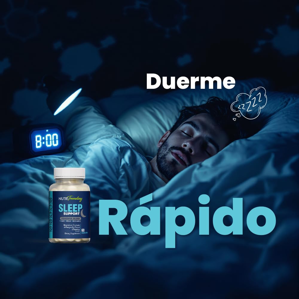 NUTRITRENDING Complément Alimentaire Sommeil 60 Capsules sur une table
