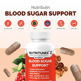 Nutritunes NutriSulin ingrédients clés listés
