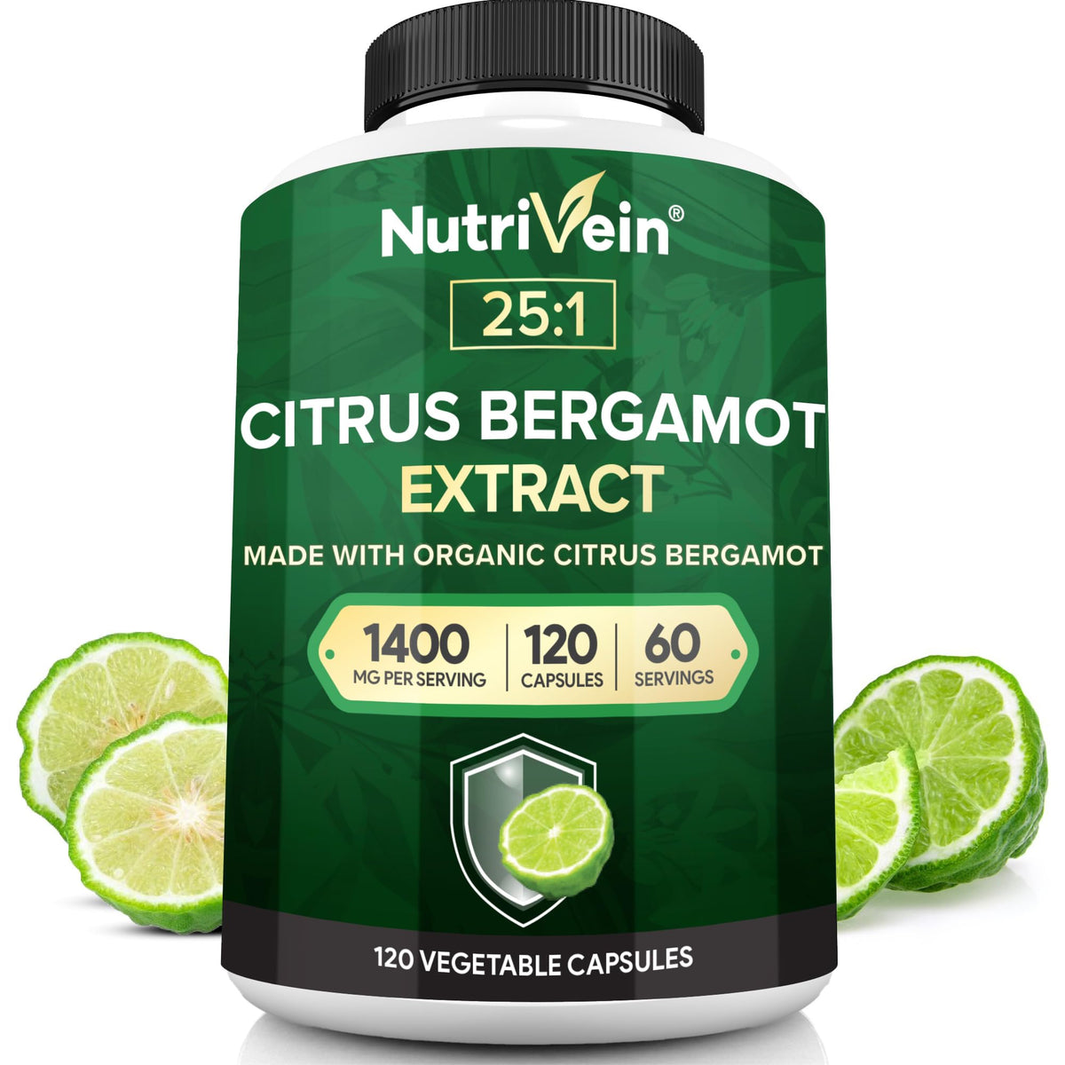 Nutrivein Complément Alimentaire Bergamote Italienne 1400mg avant