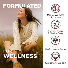 Nutrivein Ginseng Rouge Coréen capsules with herbal background