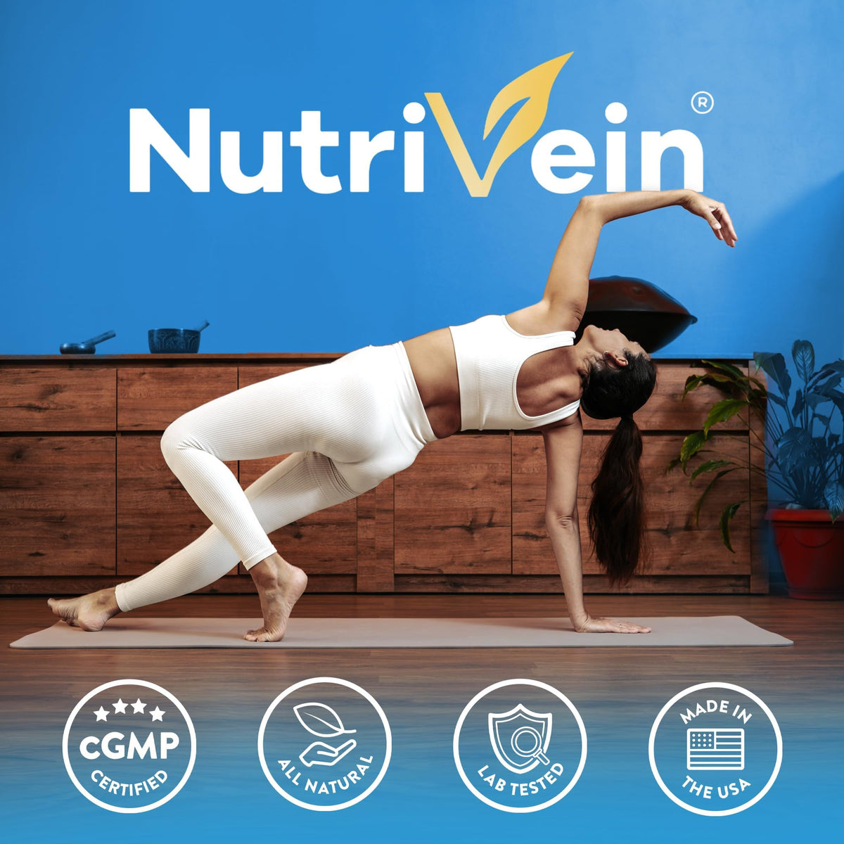 Nutrivein Liposomal Glutathione 700 mg - capsules dans la main