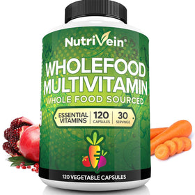 Nutrivein Multivitamines Végétales 120 capsules vue de face