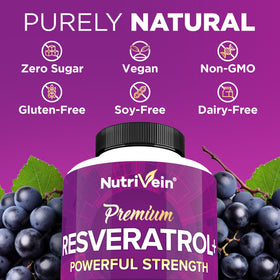 Nutrivein Resvératrol 1450 mg packaging vue de côté