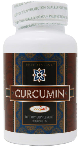 Nutrivene Curcumin Longvida™ 500 mg 60 Capsules - vue de face