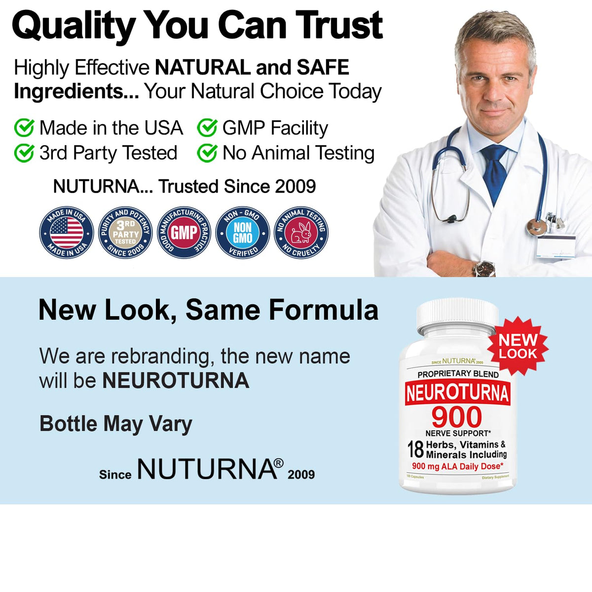 Nuturna Acide Alpha-Lipoïque 180 Capsules avec un verre d'eau