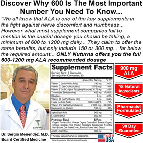 Nuturna Acide Alpha-Lipoïque 900 mg Capsules ouvertes