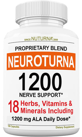 Nuturna Complément Alimentaire Alpha Lipoïque 1200 mg boîte de 180 capsules