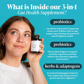 Nuven Naturals Complément Alimentaire 3-en-1 capsules avec ingrédients
