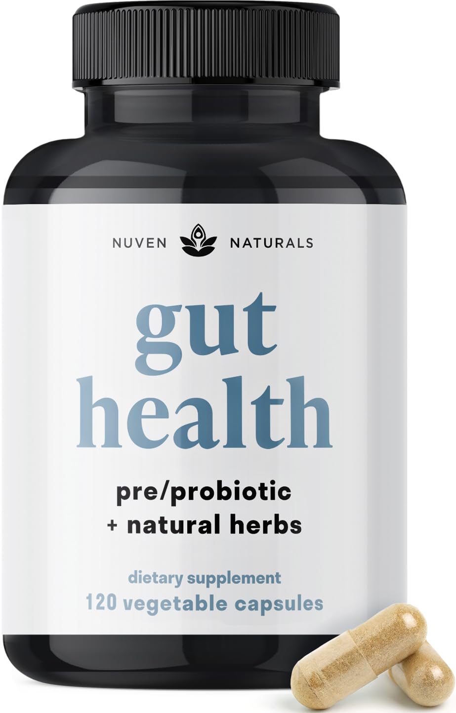 Nuven Naturals Complément Alimentaire 3-en-1 capsules vue de face