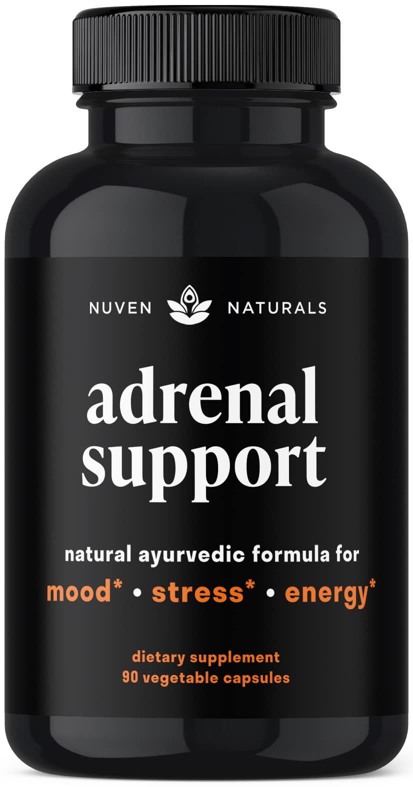 Nuven Naturals Complément Alimentaire Soutien Surrénalien 90 Capsules vue de face