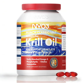 NYO3 Huile de Krill 850mg Omega 3 capsules molles vue de face