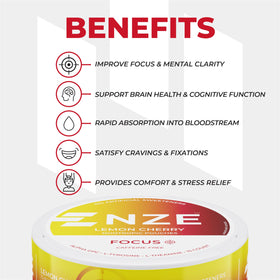 NZE Poches Nootropiques Citron Cerise - utilisation en extérieur