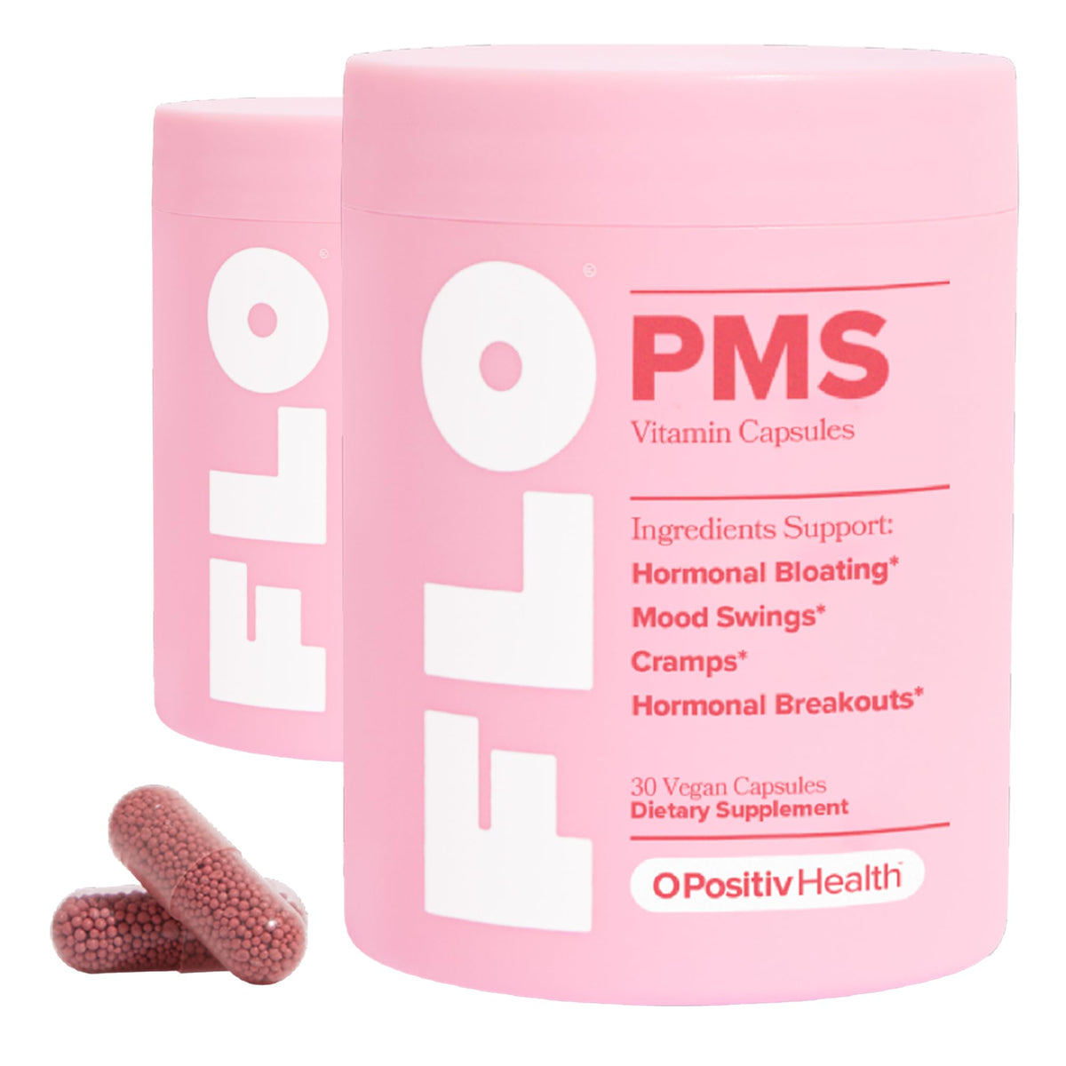 O Positiv FLO PMS complément alimentaire 60 capsules, vue de face