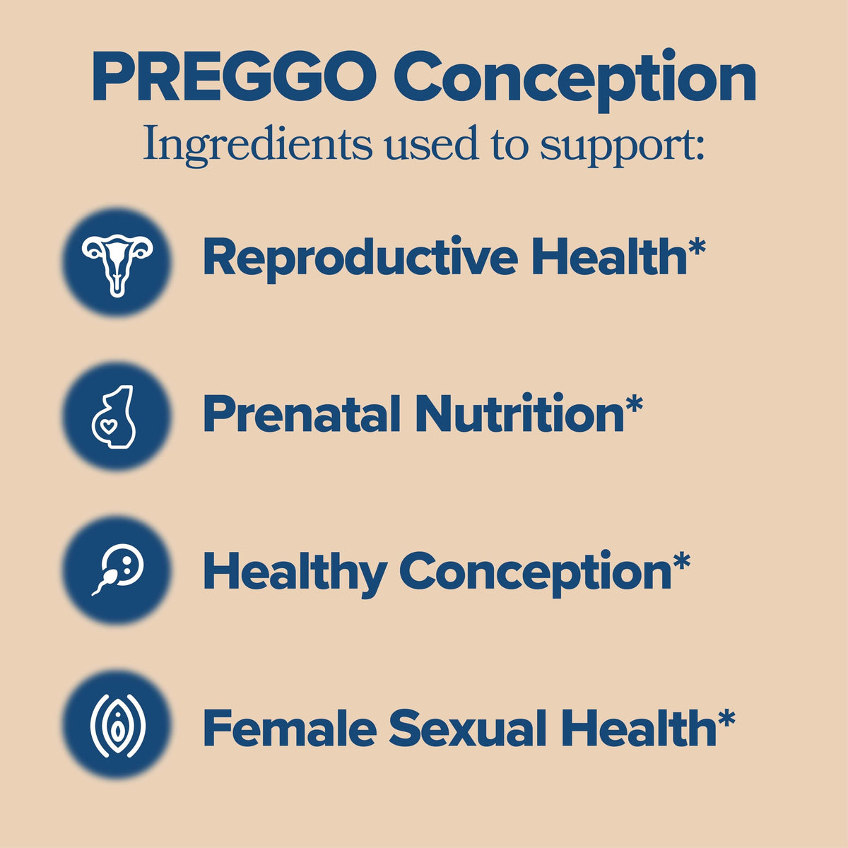 O Positiv PREGGO Conception Support capsules sur un fond neutre