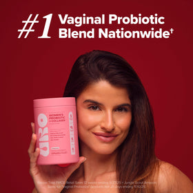 O Positiv URO Probiotic + Collagen Poudre 20 Portions sur une table