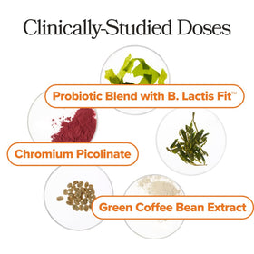 O Positiv URO Probiotique capsules à côté d'un verre d'eau
