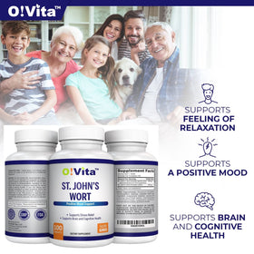 O!VITA Millepertuis 500mg comprimés végétaliens emballage