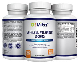 O!VITA Vitamine C 1000mg comprimés ouverts