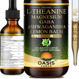 OASIS FORCE L-Theanine Gouttes 400mg pack avant