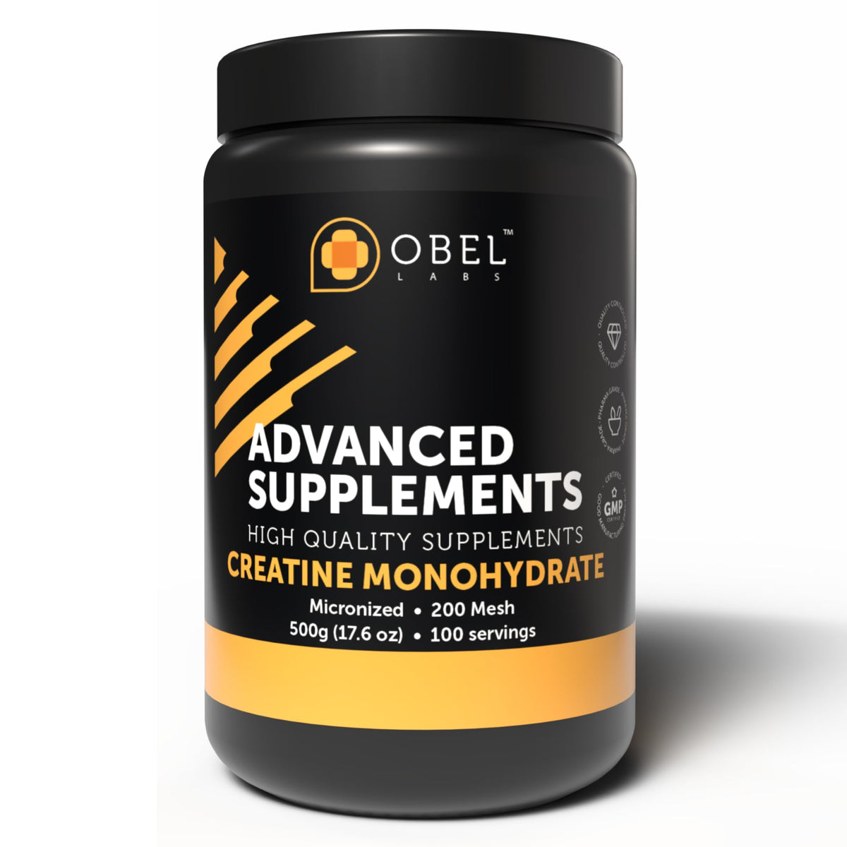 Obel Créatine Monohydrate Micronisée 500g vue de face