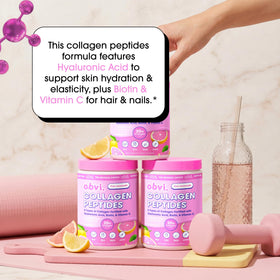 Obvi Collagen Peptides Pink Lemonade ingredients list