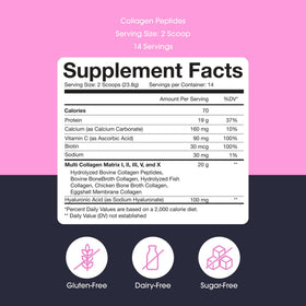 Obvi Collagen Peptides Pink Lemonade packaging