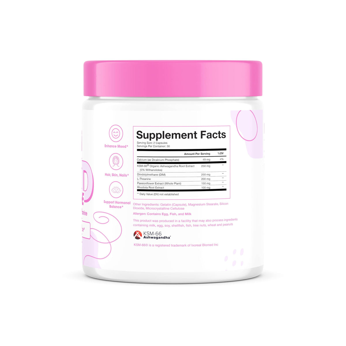 Obvi Complément Alimentaire Femme 60 Capsules DIM 150mg vue arrière