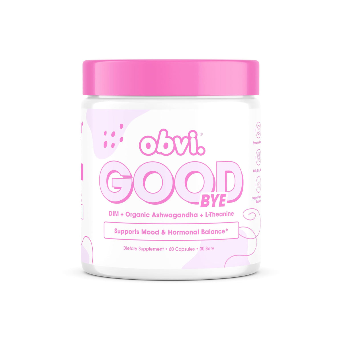Obvi Complément Alimentaire Femme 60 Capsules DIM 150mg vue de face
