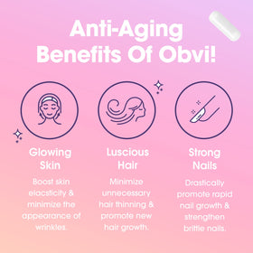 Obvi Complément Multi Collagène 90 Capsules avec Acide Hyaluronique sur une table