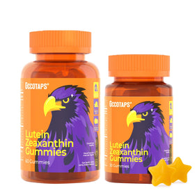 Occotaps gummies à la Luteine et Zéaxanthine en forme d'étoile, 90 unités