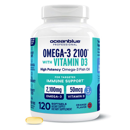Oceanblue Omega-3 2100 120 capsules en boîte