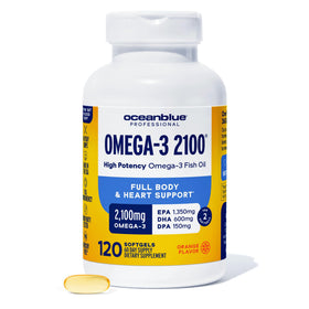 Oceanblue Omega-3 2100 gélules orange, vue avant