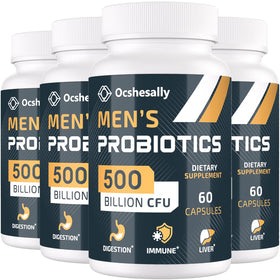 Ocshesally Probiotiques pour Hommes 240 capsules vue de face