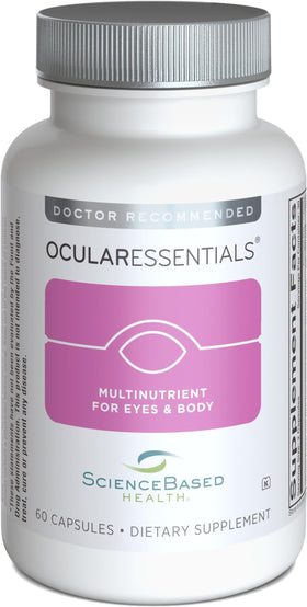 OcularEssentials ScienceBased Health bouteille de 60 capsules vue avant