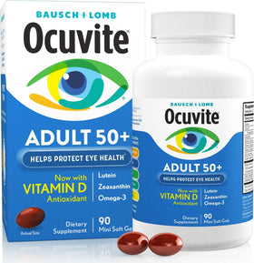 Ocuvite 50+ Vitamines Oculaires 90 Gélules - Vue de face