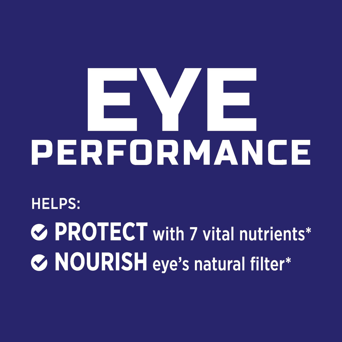 Ocuvite Œil Performance 30 gélules sur fond blanc