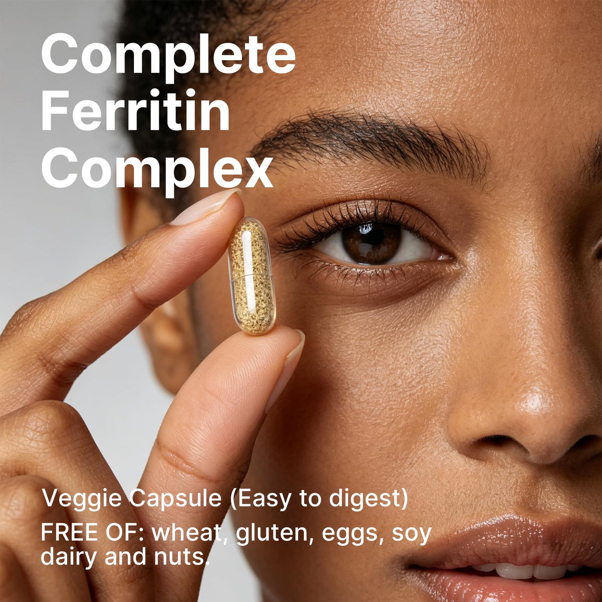 ODORHOOD Complément Alimentaire Ferritine Femme vue de côté