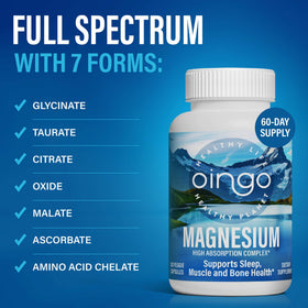 Oingo Complex de Magnésium 7 en 1 250 mg capsules végétales