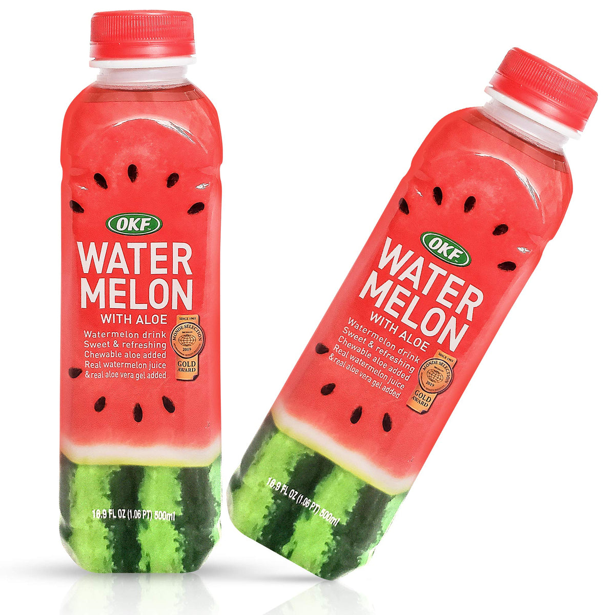 OKF Boisson à la Pastèque et Aloe Vera 500 ml vue de face