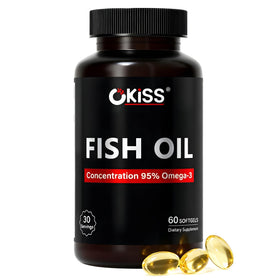 Okiss Mini Omega 3 Huile de Poisson 1000mg - vue de face