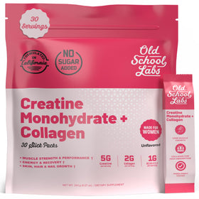 Old School Labs Créatine pour Femmes Stick Packs vue de face
