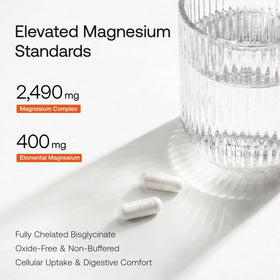Olenphogy Complexe de Magnésium Bisglycinate 400mg avec B6 et Zinc